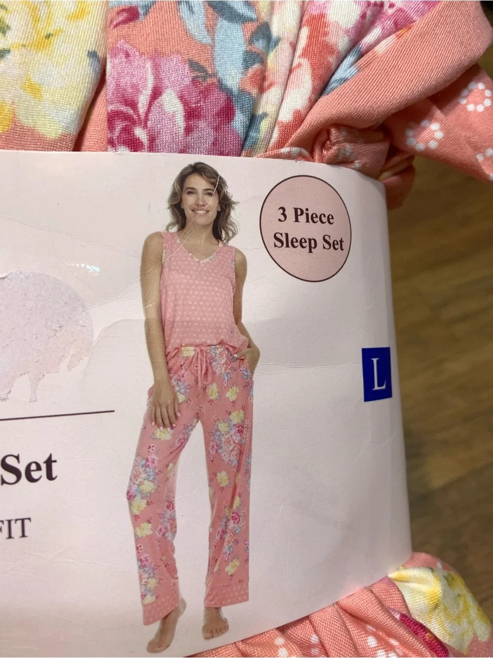 Women’s Flora Nikrooz 3 Piece Pajama Set Size Large NWT